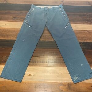 Calvin Klein Teal Flight Pants